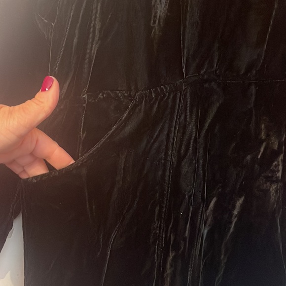Angelheart FLAX Rayon Velvet Black Tunic M - Picture 3 of 4